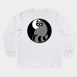 Trash Panda at Night, Trash Panda at Night (any background) Kids Long Sleeve T-Shirt